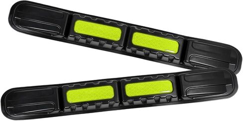 2 PCS Car Bumper Guard Strip, Safety Warning Reflective Bumper Guards, Universal Anti-Scratch Anti-Collision Door Edge Guards Trim Strips, for Most Cars, Trucks, SUVs (White) in Saudi Arabia