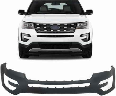 مناسب لغطاء المصد الأمامي لسيارة Ford Explorer 2016-2017 - مُجهز، بدون مستشعر مساعد الركن - قطعة بديلة FB5Z17D957APTM، FO1000722 in Kuwait
