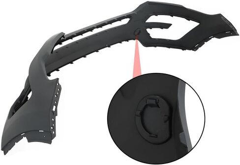 مناسب لغطاء المصد الأمامي لسيارة Ford Explorer 2016-2017 - مُجهز، بدون مستشعر مساعد الركن - قطعة بديلة FB5Z17D957APTM، FO1000722 in Kuwait