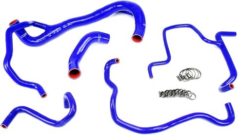 HPS Red Silicone Radiator Heater Hose Kit SRT 392 Coolant Upper Lower 57-1675-RED in Saudi Arabia
