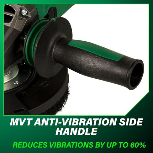 Metabo 5-Inch Concrete Renovation Angle Grinder Kit | Variable Speed | 2,800-9,600 RPM | 14.5 Amps | Slide Switch (Locking) | Electronics | RSEV 17-125 Set in Saudi Arabia