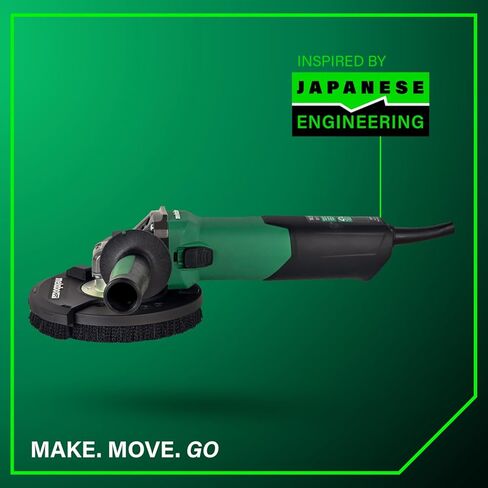 Metabo 5-Inch Concrete Renovation Angle Grinder Kit | Variable Speed | 2,800-9,600 RPM | 14.5 Amps | Slide Switch (Locking) | Electronics | RSEV 17-125 Set in Saudi Arabia