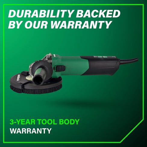 Metabo 5-Inch Concrete Renovation Angle Grinder Kit | Variable Speed | 2,800-9,600 RPM | 14.5 Amps | Slide Switch (Locking) | Electronics | RSEV 17-125 Set in Saudi Arabia