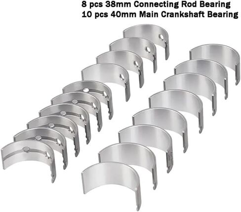Motorcycle Accessories Connecting Rod & Main Crankshaft Bearing for ZG1400 1400GTR ZX1400 ZZR1400 92139-0135(Add 50 Crankshaft) in Saudi Arabia