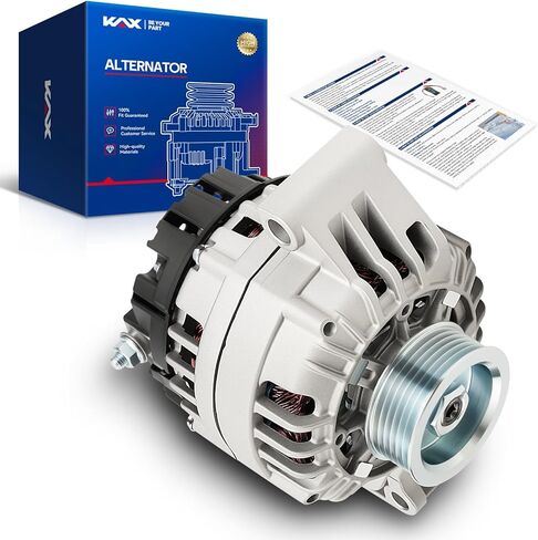 KAX 11047N Alternator Fit for Colorado 2004-2006, Canyon 2004-2006, i280 2006, i350 2006, 2.8L 3.5L, 12V 100A CW 6-Groove Pulley, Replace# SG10S039, SG10S049, 15831639 in Saudi Arabia