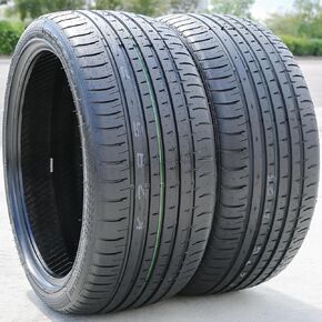مجموعة من 2 (اثنين) إطارات Accelera Phi 2 عالية الأداء للشاحنات/سيارات الدفع الرباعي لجميع المواسم - 295/30R20 295/30ZR20 295/30/20 295/30-20 101Y نطاق التحميل XL 4-Ply BSW جدار جانبي أسود UTQG 400AA in Kuwait