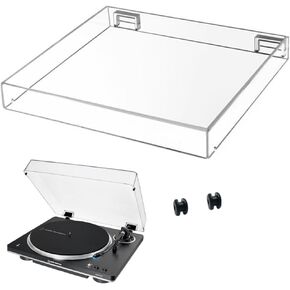 غطاء غبار بديل لـ AT-LP60X/ATLP60XBT/AT-LP60XBTA، غطاء غبار لمشغل التسجيل الأكريليك متوافق مع الصوت LP60x وLP60xBT وLP60XBTA T-e-c-h-n-i-c-a Turntab (الطراز C) in Kuwait