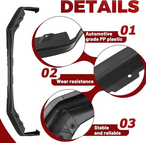 KUAFU Front Bumper Lip Compatible with 2015-2021 Subaru WRX/WRX STI (Sedan) Under Chin Spoiler Splitter S207 Style Plastic Black 3PCs in Saudi Arabia