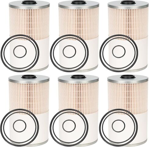 6 عبوات FS19765 فلتر فاصل مياه الوقود متوافق مع Cummins ISX Paccar MX، يستخدم في سلسلة FH230 Fuel Pro أو قياسي لسلسلة FH234 Industrial Pro in Kuwait