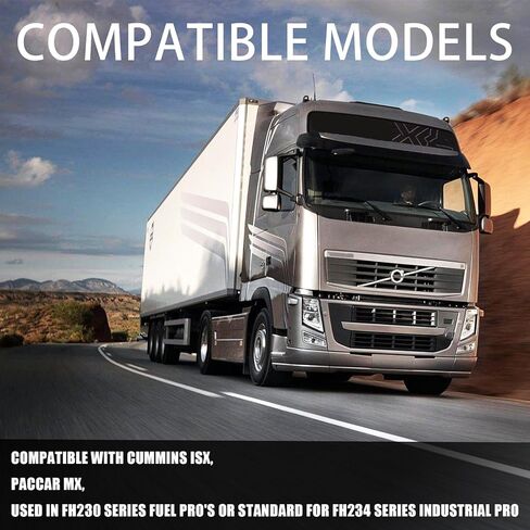 6 عبوات FS19765 فلتر فاصل مياه الوقود متوافق مع Cummins ISX Paccar MX، يستخدم في سلسلة FH230 Fuel Pro أو قياسي لسلسلة FH234 Industrial Pro in Kuwait