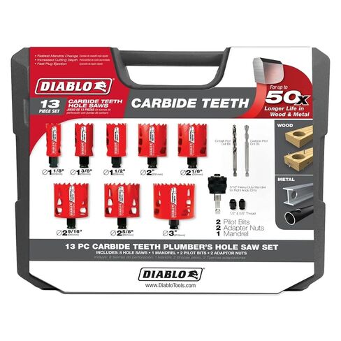 TCT HS Set - 13PC Plumb, One Size, Multi in Kuwait