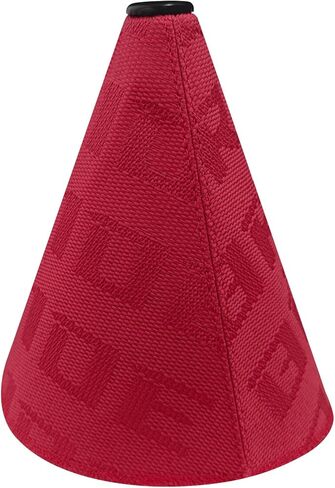Gear Shift Knob Boot Dust Cover, Shifter Shift Boot Cover Protector, Canvas Fabric Manual Automatic Stick Shifts Knob Sleeve Gear Gaiter Protector with Stitch, Universal Car Accessories（Red） in Saudi Arabia
