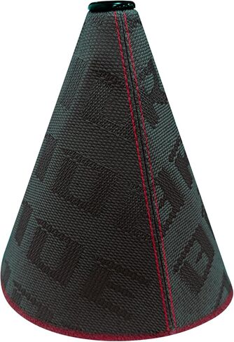 Gear Shift Knob Boot Dust Cover, Shifter Shift Boot Cover Protector, Canvas Fabric Manual Automatic Stick Shifts Knob Sleeve Gear Gaiter Protector with Stitch, Universal Car Accessories（Red） in Saudi Arabia