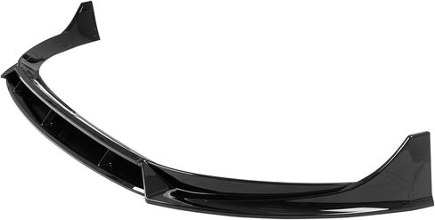 FREEMOTOR802 متوافق مع 2025-2026 Tesla Model Y Juniper Front Bumper Lip، IKON Style أسود لامع ABS بلاستيك ABS Air Dam Chin Spoiler Protector Spliter 4PCS in Kuwait