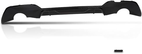 حافة ناشرة الصدمات الخلفية متوافقة مع BMW G20 3 Series 330i 2019-2020 مع موديلات M Sport Bumper فقط، لا تناسب موديلات M340i باللون الأسود اللامع in Saudi Arabia