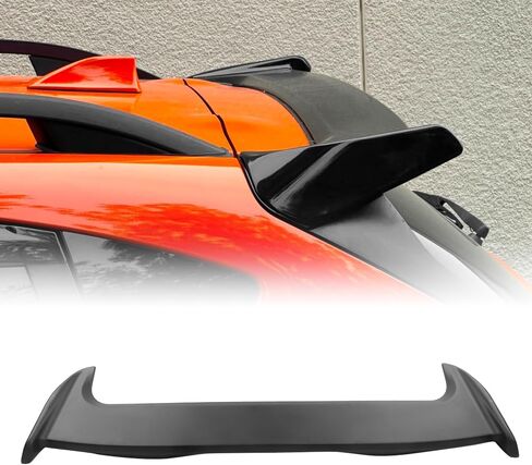 Rear Roof Spoiler, Compatible with 2018-2023 Subaru Crosstrek & 2017-2023 Impreza Hatchback, ABS Plastic IKON Style Car Window Top Spoiler Lip Wing, Matte Black in Saudi Arabia