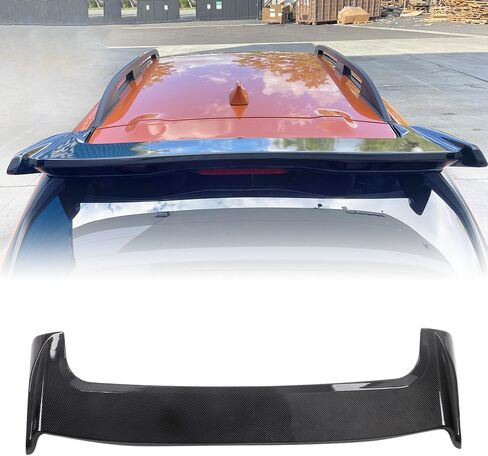 Rear Roof Spoiler, Compatible with 2018-2023 Subaru Crosstrek & 2017-2023 Impreza Hatchback, ABS Plastic IKON Style Car Window Top Spoiler Lip Wing, Matte Black in Saudi Arabia