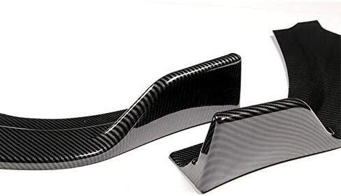 EPARTS JDM Carbon Look Front Bumper Lip Kit 3PCS Compatible with 1996-1998 Honda Civic EX DX LX in Saudi Arabia