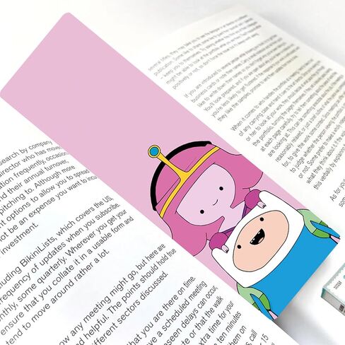 Adventure time Book Accessories Bookmark for Book Lovers (Set of 5, 6'' X 2''),Art Bookmarks for Women, Video Games Merch, Bookish Gifts for Reading Women, in Saudi Arabia