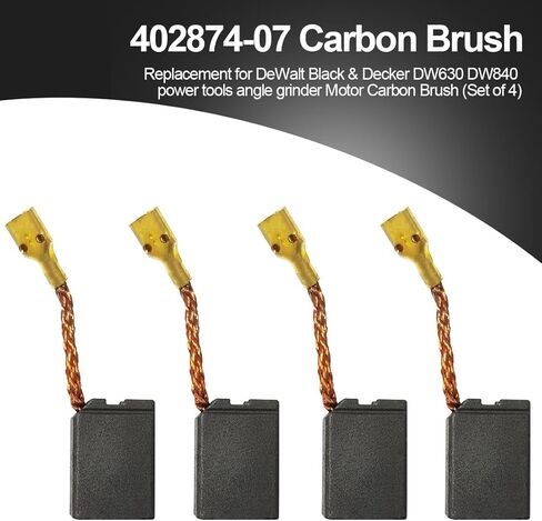 استبدال فرش الكربون 145323-06 المتين يناسب Dewalt Black & Decker DW705 DW708 145323-06، 145323-03 و145323-02-4 PCS in Saudi Arabia