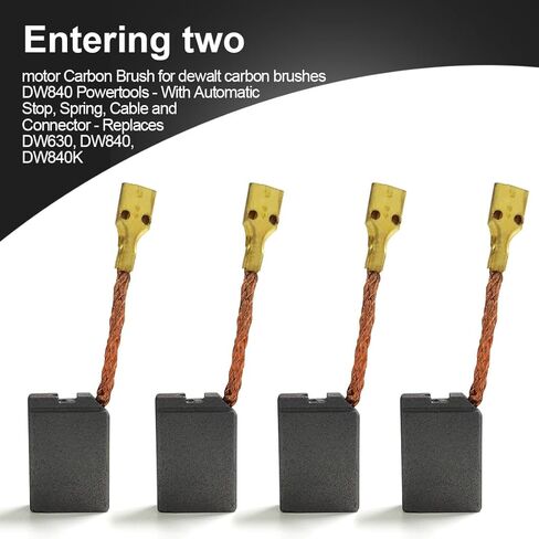 استبدال فرش الكربون 145323-06 المتين يناسب Dewalt Black & Decker DW705 DW708 145323-06، 145323-03 و145323-02-4 PCS in Saudi Arabia
