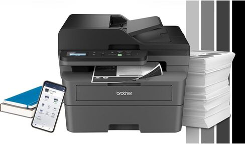Brother Wireless DCP-L2640DW Compact Monochrome Laser Printer Bundle with Deco Gear CPS 26 Month Protection Pack, Tech Smart USA Printer Essentials, Deco Essential 6FT Printer Cable and HDMI Cable in Saudi Arabia