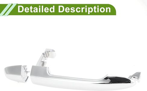 No.836501D010 Exterior Door Handle for Hyundai for Kia Rondo 2007-2012 Durable Silver Tone Front Right Rear Left Rear Right ABS 1 Pc in Saudi Arabia