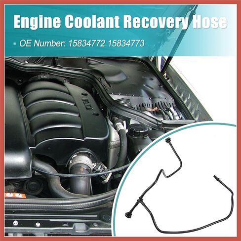 ACROPIX 166-500-02-91 166-500-10-91 Coolant Breather Pipe Radiator Overflow Hose for Mercedes-Benz GL450 GL550 GLS550 ML550 ML63 12-19 Expansion Tank Hose Coolant Recovery Line Car Parts in Saudi Arabia