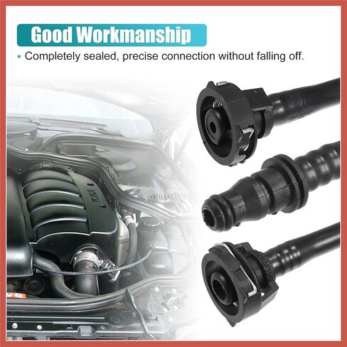 ACROPIX 166-500-02-91 166-500-10-91 Coolant Breather Pipe Radiator Overflow Hose for Mercedes-Benz GL450 GL550 GLS550 ML550 ML63 12-19 Expansion Tank Hose Coolant Recovery Line Car Parts in Saudi Arabia