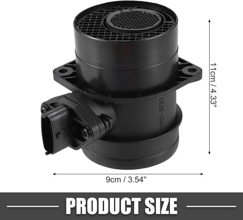 MAF Sensor Assembly No.28164-4A000/281644A000 MAF Mass Air Flow Sensor for KIA Sorento 2005-2008 2.5L Plastic Black in Saudi Arabia