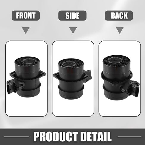 MAF Sensor Assembly No.28164-4A000/281644A000 MAF Mass Air Flow Sensor for KIA Sorento 2005-2008 2.5L Plastic Black in Saudi Arabia