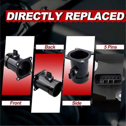 MAF Mass Air Flow Sensor Meter w/Housing 22680CA000 1580981 Compatible for Nissan Altima Maxima Murano Sentra Pathfinder Compatible for Infiniti G35 2003-2009 in Saudi Arabia
