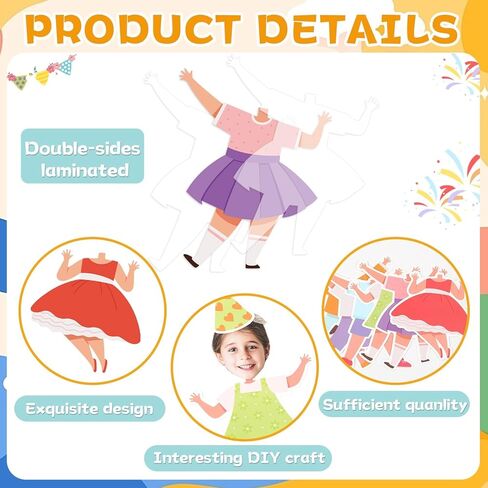 60 Pcs Cartoon Birthday Photo Cutouts Bulletin Board Decorations Pastel Paper DIY Photo Picture Crafts for Kids Happy Birthday Theme Party Decor for School Classroom Activities Home Party Supplies in Saudi Arabia