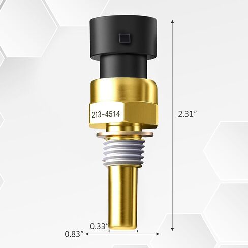 213-4514 Engine Coolant Temperature Sensor for Car, Coolant Temp Sensor Compatible with-Chevy for Equinox for Express for HHR for Impala for Malibu for Silverado for Suburban for Tahoe in Saudi Arabia