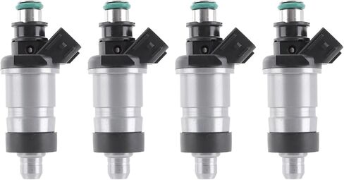 مجموعة من 6 حاقن وقود متوافقة مع 1999-2002 Toyota 4Runner 3.4L V6، 1999-2004 Tacoma 3.4L V6، 2000-2004 Tundra 3.4L V6، استبدال # 842-12251، FJ585 23250-62040، 23209-62040 in Saudi Arabia