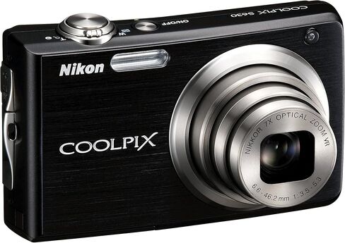 كاميرا رقمية Nikon Coolpix S630 بدقة 12 ميجابكسل مع تكبير/تصغير لتقليل الاهتزاز البصري (VR) 7x وشاشة LCD مقاس 2.7 بوصة (أزرق منتصف الليل) (متجددة) in Saudi Arabia