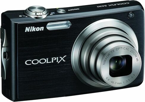 كاميرا رقمية Nikon Coolpix S630 بدقة 12 ميجابكسل مع تكبير/تصغير لتقليل الاهتزاز البصري (VR) 7x وشاشة LCD مقاس 2.7 بوصة (أزرق منتصف الليل) (متجددة) in Saudi Arabia
