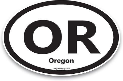 ملصق مغناطيسي بيضاوي Magnet Me Up Oregon Crater Lake Cascade Mountain State، مقاس 4x6 بوصة، مغناطيس تلقائي للسيارة، هدية تذكارية رائعة لعشاق الطبيعة والمغامرين في الهواء الطلق، صُنع في الولايات المتحدة الأمريكية in Kuwait