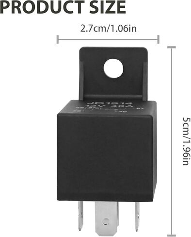 2 Pcs 896H-1CH-S1-T Automotive Power Relay, 5-Pin 12V DC 30A Automotive SPDT Relay in Saudi Arabia