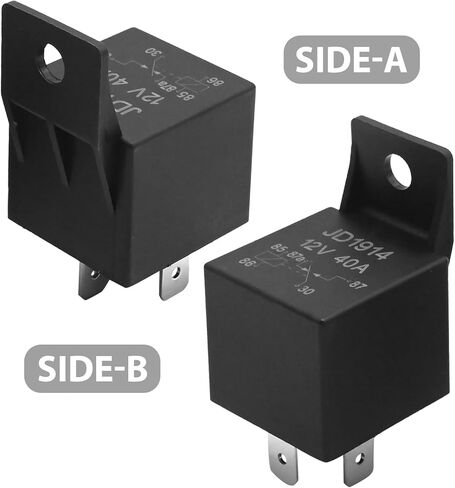 2 Pcs 896H-1CH-S1-T Automotive Power Relay, 5-Pin 12V DC 30A Automotive SPDT Relay in Saudi Arabia