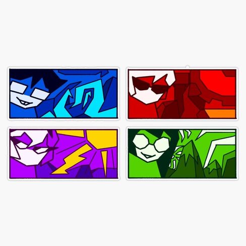 Homestuck Beta Kids Lands Sticker Bumper Sticker Vinyl Decal 5" in Saudi Arabia