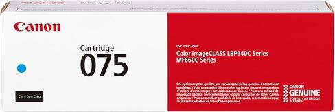Canon Genuine 075 Cyan Toner Cartridge Compatible with MF660 Series and LBP640 Series Laser Printers in Saudi Arabia