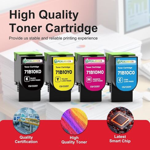 CX522 Toner Cartridge Replacement for Lexmark CX522ade Toner Cartridge for Lexmark CX421adn CX522ade CX622ade CX625adhe CS421 CS521 CS622 78C10K0 78C10C0 78C10M0 78C10Y0,2000 & 1400 Pages in Saudi Arabia