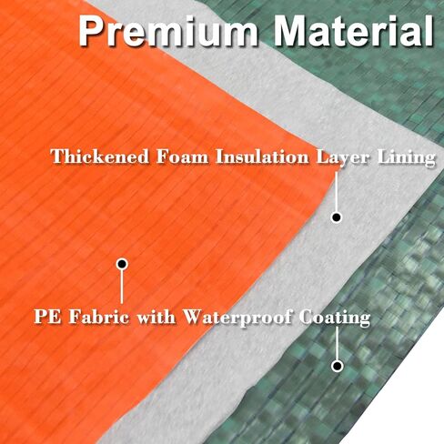 DIMAR GARDEN Concrete Curing Blanket, 6x8 Feet 0.15inch Thick, Outdoor Keep Warm Insulated Tarp, Waterproof PE Foam in Saudi Arabia