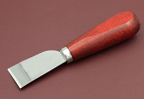 مجموعة أدوات حرفية جلدية مكونة من 4 قطع - تتضمن 3 حواف مشطوفة (1.2 مم، 1.0 مم، 0.8 مم) وسكين قطع واحد in Kuwait