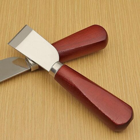 مجموعة أدوات حرفية جلدية مكونة من 4 قطع - تتضمن 3 حواف مشطوفة (1.2 مم، 1.0 مم، 0.8 مم) وسكين قطع واحد in Kuwait