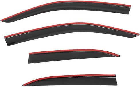 Tape on Low Profile Window Visors, Compatible with 2019-2025 Lexus UX-Series UX200 UX250h UX300h, Acrylic Smoke/Tinted Rain Guards, Side Window Wind Deflectors, 4PCS in Saudi Arabia