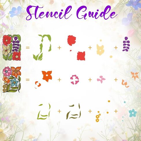 INFUNLY Layered Ranunculus Clear Stamps and Cutting Dies Set with Reusable Wall Painting Template for Card Making Floral Butterfly Silicone Stamps Words Die Cuts Stencils for DIY Craft Scrap-Booking in Saudi Arabia