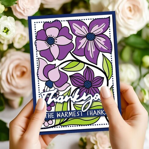 INFUNLY Layered Ranunculus Clear Stamps and Cutting Dies Set with Reusable Wall Painting Template for Card Making Floral Butterfly Silicone Stamps Words Die Cuts Stencils for DIY Craft Scrap-Booking in Saudi Arabia