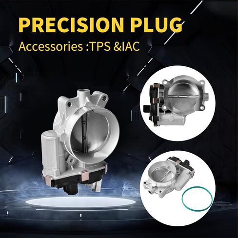 Throttle Body Fit for Cadillac Escalade Chevy GMC Sierra Silverado Express Suburban Savana Yukon 1500/2500/3500 Avalanche SSR Tahoe Trailblazer S20008, S20024, TB1011 in Saudi Arabia